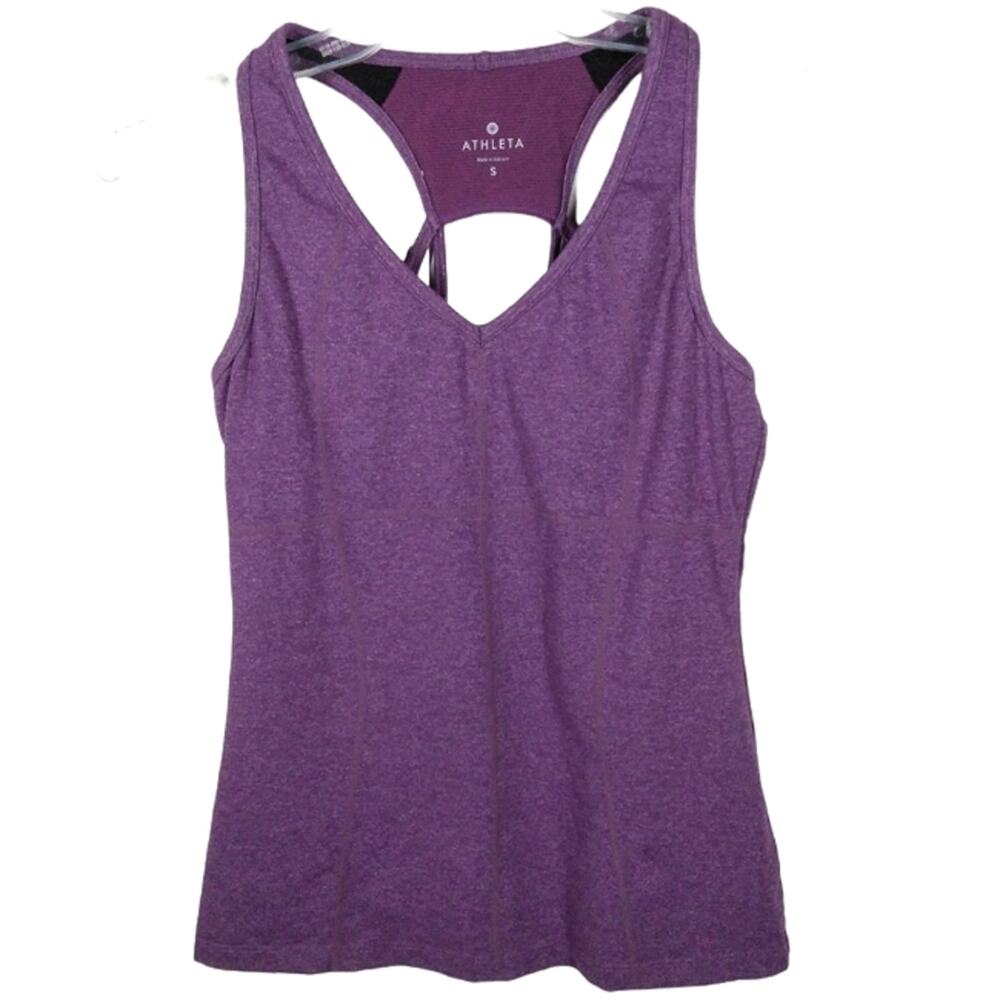 Athleta Equator Racerback Tank Top Purple size Small